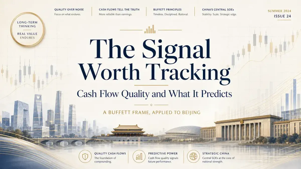 Discount #06 — The Signal Worth Tracking: Cash Flow Quality and What It Predicts