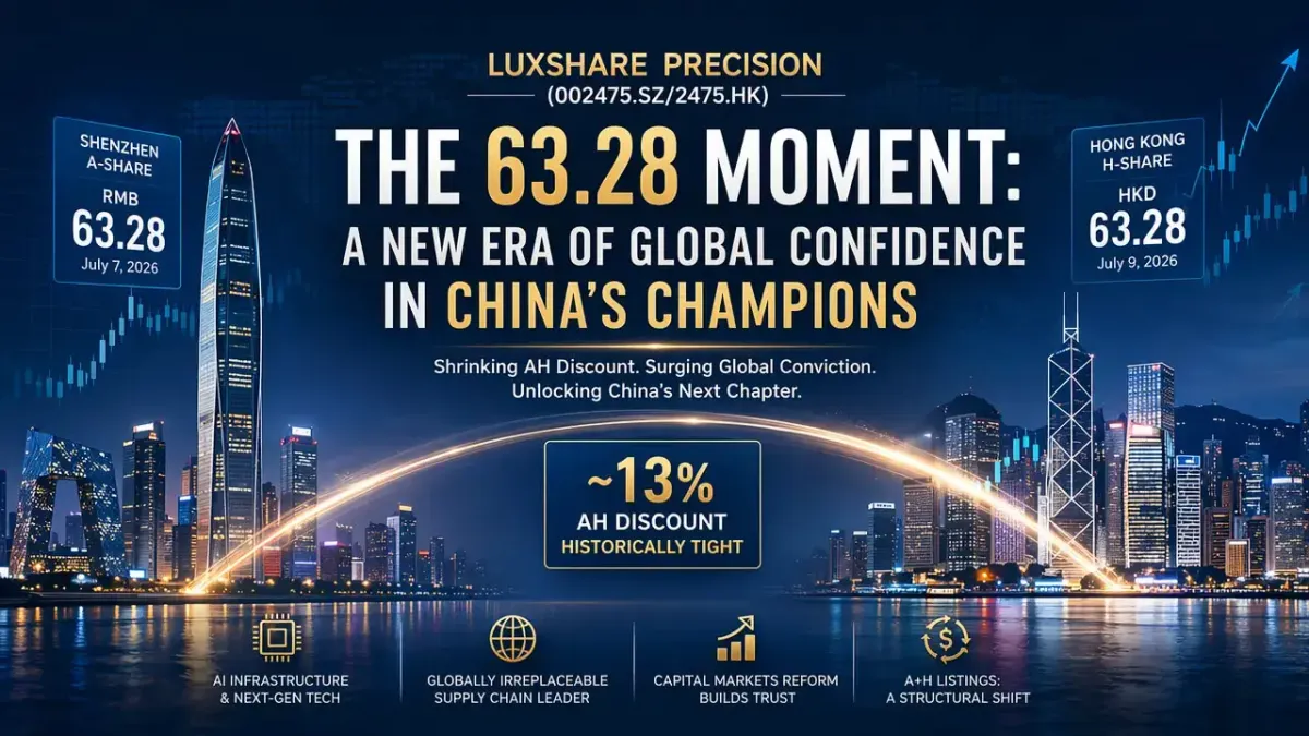 The "63.28 Signal": Luxshare Precision's H-Share Pricing Sends a Seismic Message to Global Capital