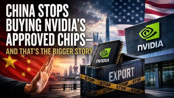 China Stops Buying Nvidia's Approved Chips — and That's the Bigger Story