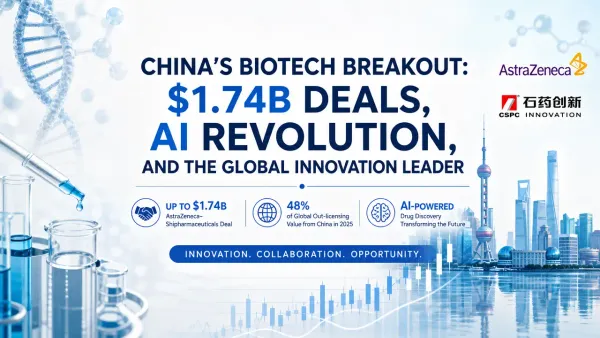 China's Biopharma Sector Is Becoming the World's Drug Licensing Supermarket — And AstraZeneca Just Placed a $1.74 Billion Order